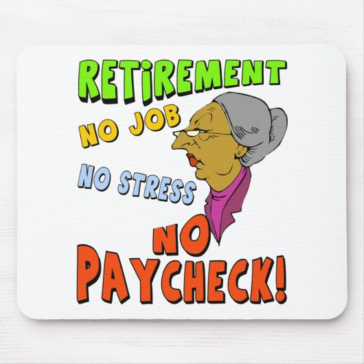 Geen Paycheck (2) Muismat (Voorkant)