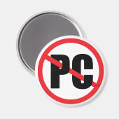 Geen pc magneet (Voorkant / Achterkant)