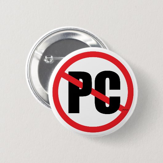 Geen pc ronde button 5,7 cm (Voorkant /achterkant)
