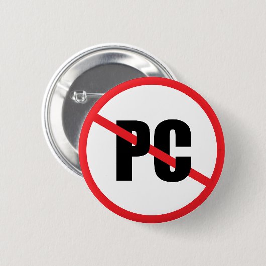 Geen pc ronde button 5,7 cm (Voorkant /achterkant)