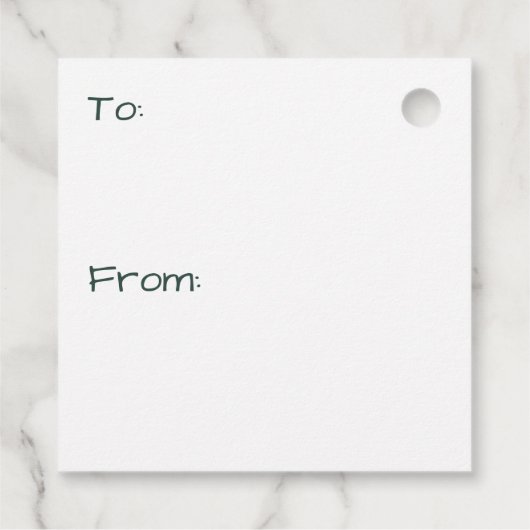 Geen Peeking Gnome Gift Labels (Achterkant)