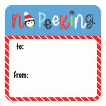 Geen Peeking Schattigee grillige Kinder kerstcadea