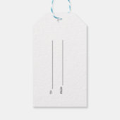 Geen Peeking top geheim kerstcadeau label Cadeaulabel (Achterkant)