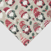 Geen Peking Gnomes Kerstvakantie Gecoördineerd Tissuepapier (Detail)