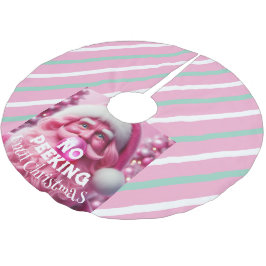 Geen Peking Roze en munt Bubble Gum Santa Kerstboom Rok