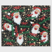 Geen peking - Santa Claus Cadeaupapier (Vlak)