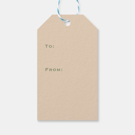 Geen peking tot 25 dec. Gift Label Cadeaulabel (Achterkant)