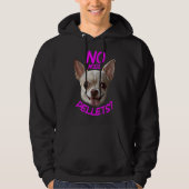 Geen pellets Chihuahua Hoodie (Voorkant)