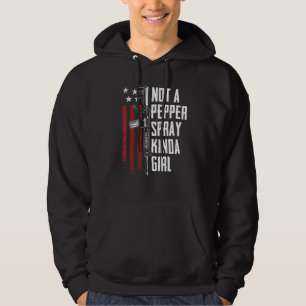 Geen Pepper Spray Soort Meisje Pistool Vrouwen 2de Hoodie