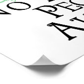 Geen perfecte mensen toegestaan poster (Hoek)