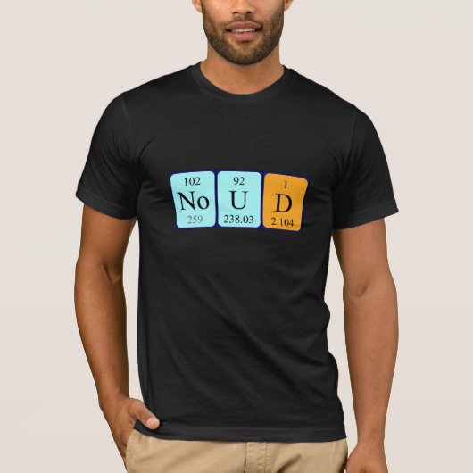 Geen periodiek shirt van de lijstnaam (Voorkant)