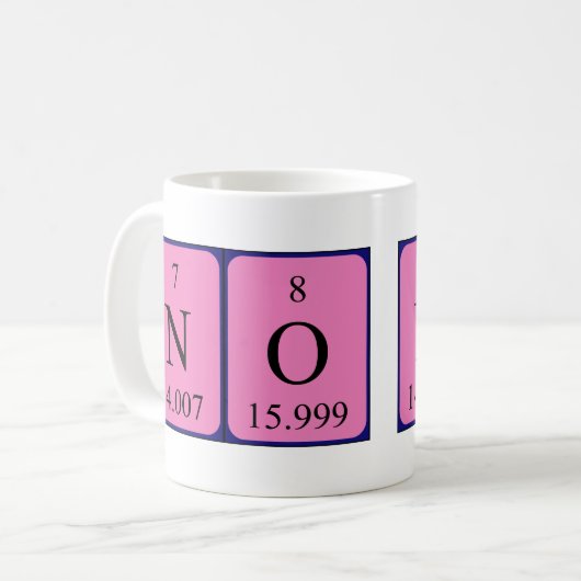 Geen periodieke lijstnaam mok (Voorkant links)