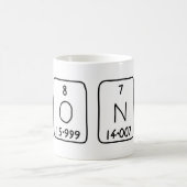 Geen periodieke lijstnaam mok (Center)