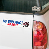 Geen pesten! GEEN BULL! Bus Stap Sign. Bumpersticker (Op Truck)