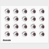Geen pesten - laat je stem horen! ronde sticker (Vel)