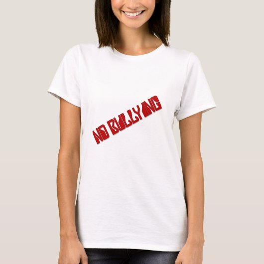 Geen pesten t-shirt (Voorkant)