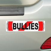 geen pesterijen bumpersticker (Op auto)