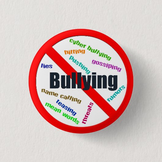 Geen pesterijen Button (Voorkant)