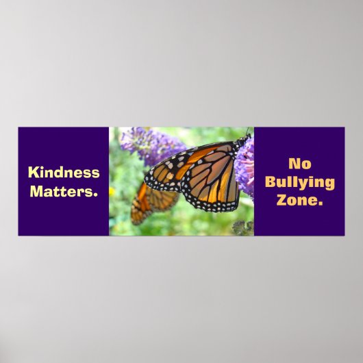 Geen pesterijen posters Scholen Kindness art Kinde (Voorkant)
