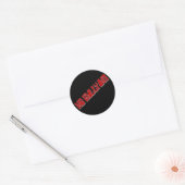 Geen pesterijen ronde sticker (Envelop)