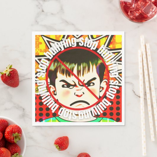 Geen pesterijen servet (Insitu)