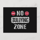 Geen pesterzone briefkaart (Voorkant)