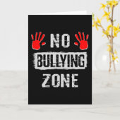 Geen pesterzone kaart (Gele Bloem)