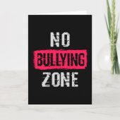 Geen pesterzone kaart (Voorkant)