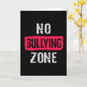 Geen pesterzone kaart (Gele Bloem)