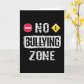 Geen pesterzone kaart (Gele Bloem)