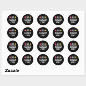 Geen pesterzone ronde sticker (Vel)