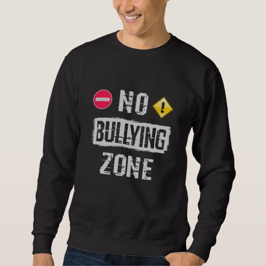 Geen pesterzone trui (Voorkant)