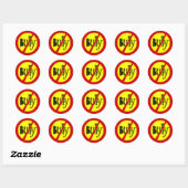 Geen pestkop anti pesten school Sticker (Vel)