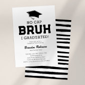 Geen Pet Bruh Graduation Party Kaart