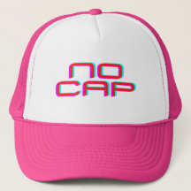 Geen Pet Roze Trucker Hat