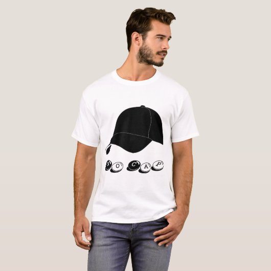 Geen pet t-shirt (Voorkant volledig)