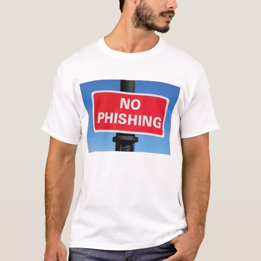 Geen phishing t-shirt (Voorkant)