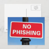 Geen phishingteken briefkaart (Voorkant / Achterkant)