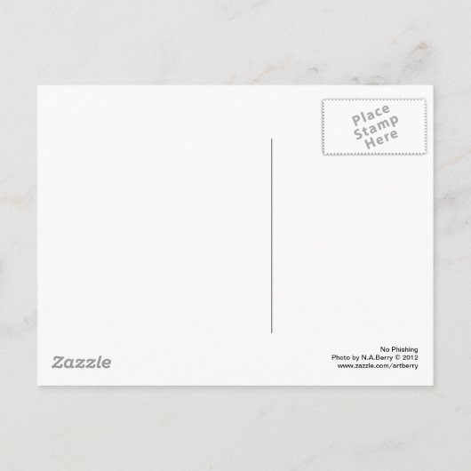 Geen phishingteken briefkaart (Achterkant)