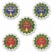 Geen piepspieken openen tot de kerstgroene kleur sticker (Voorkant)