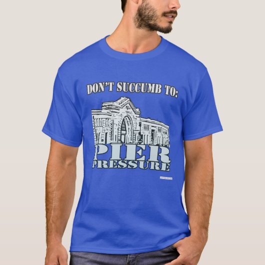 Geen pier Druk San Francisco Design T-shirt (Voorkant)