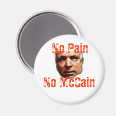 Geen pijn, geen McCain Magneet (Voorkant / Achterkant)