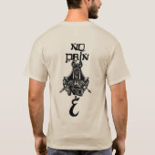 Geen pijn Geen pijn (Arabisch schrift) T-shirt (Achterkant)
