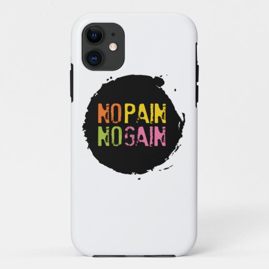 Geen pijn geen pijn Case-Mate iPhone case (Achterkant)