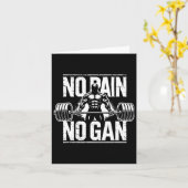 Geen pijn geen pijn kaart (Gele Bloem)