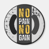 Geen pijn geen pijn magneet (Voorkant)