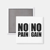 Geen pijn geen pijn magneet (Voorkant / Achterkant)