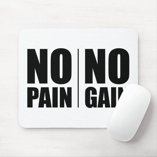 Geen pijn geen pijn muismat (Met muis)
