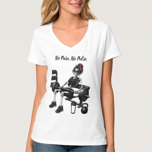 Geen Pijn. Geen Pols T-shirt (Voorkant)