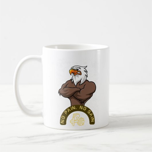 geen pijn geen toename koffiemok (Links)